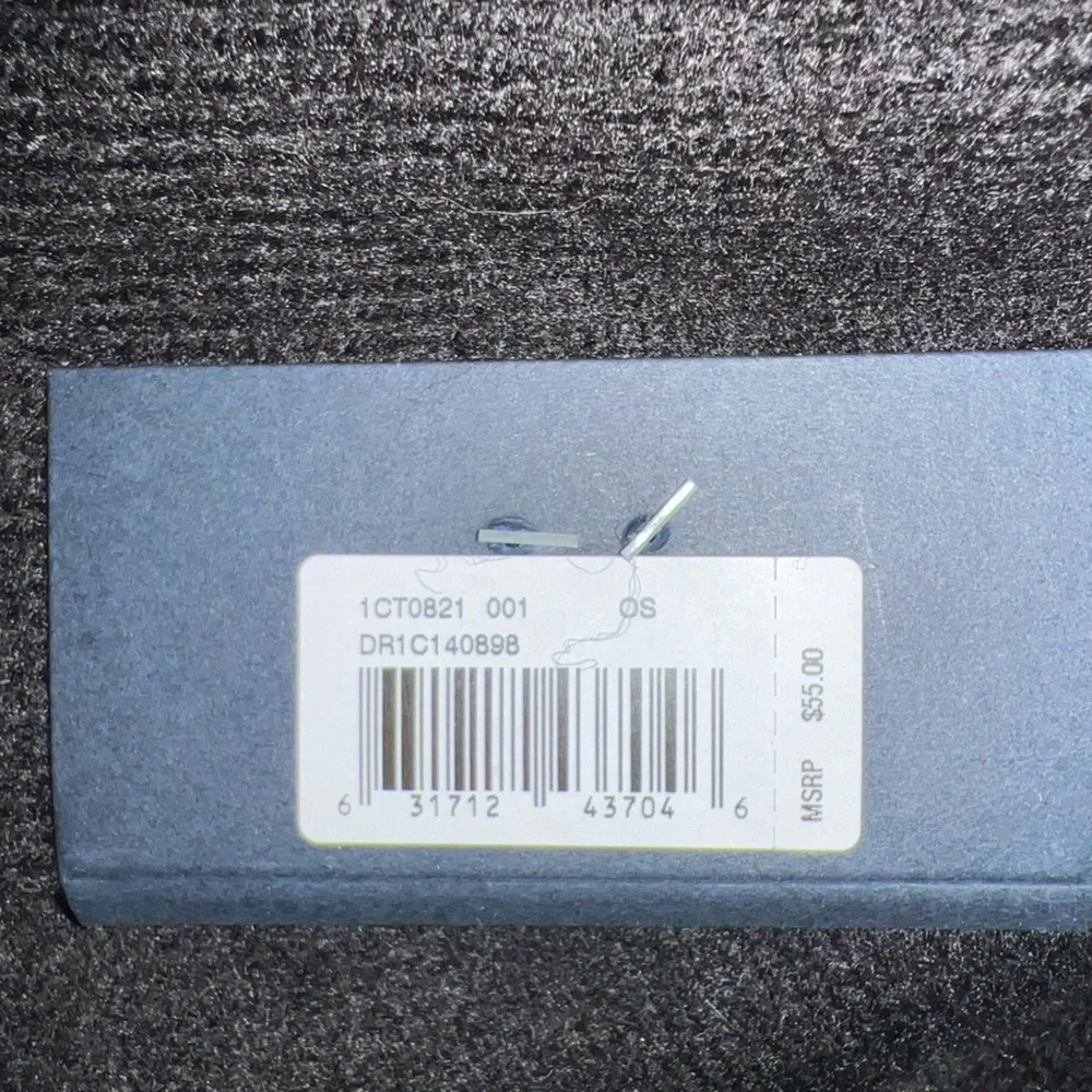Tommy Hilfiger Unisex Black & Grey Reversible Scarf – Premium Knit Fabric NWT